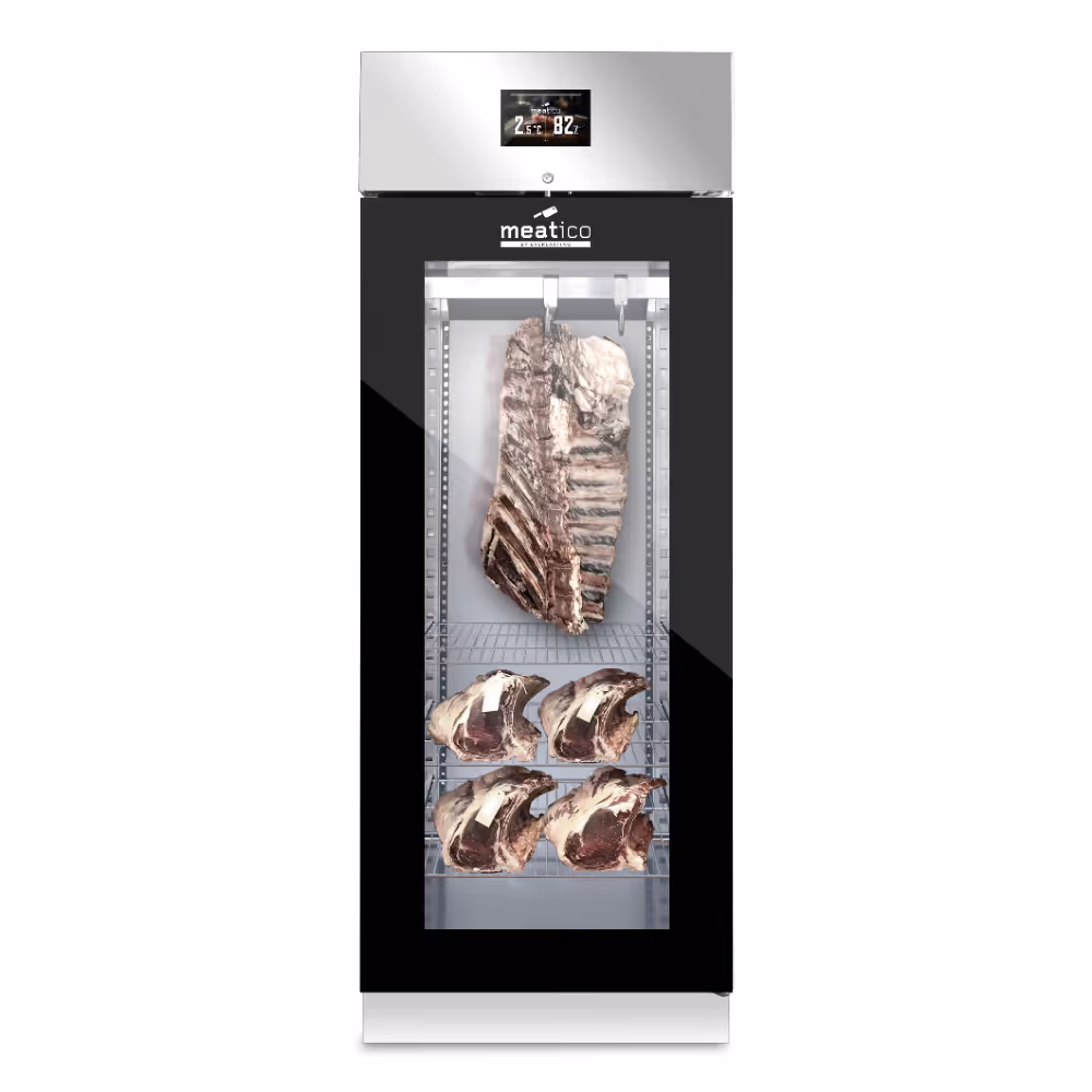 Everlasting Meatico Meat 700 Glass Meat Dry Aging Fridge Cabinet Single Glass Door