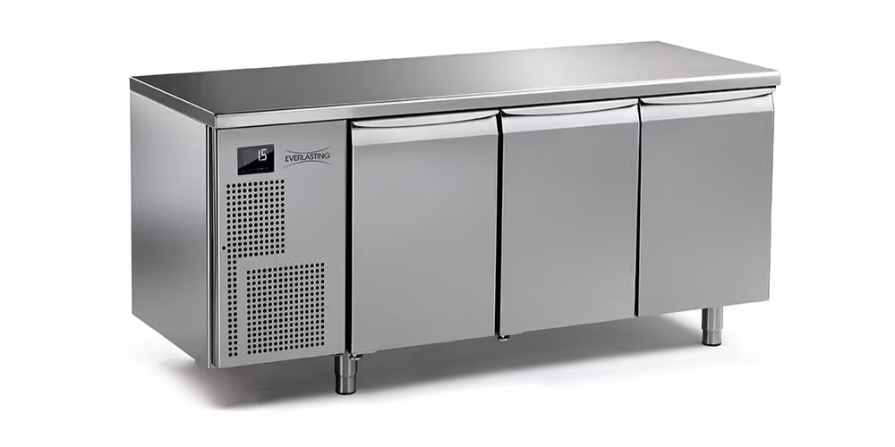 Everlasting CHOCOLATE Fridge Under Counter 3 Door
