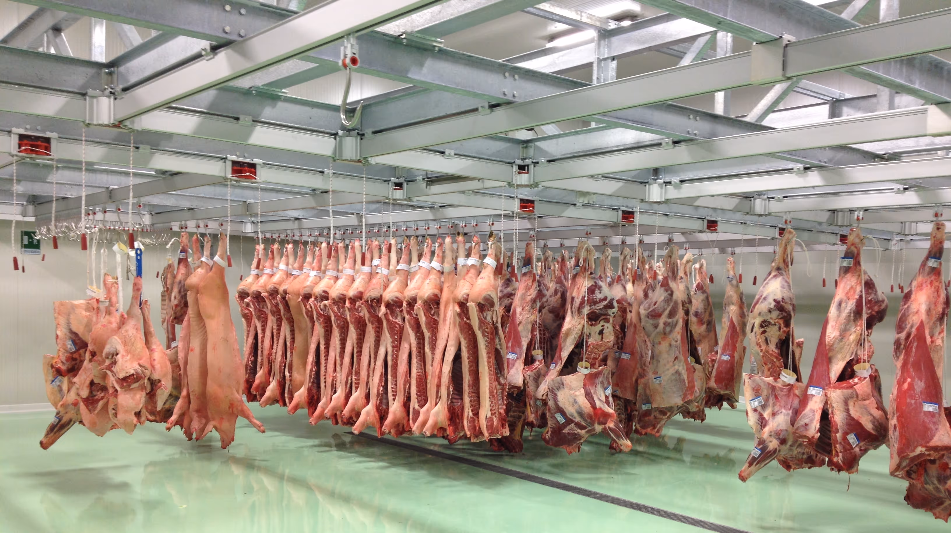 Meat Hanging Rail System