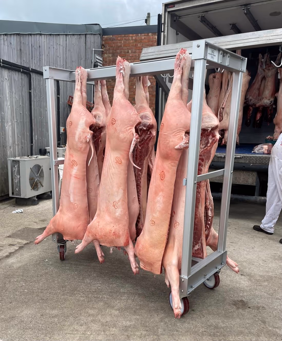Meat Hanging Trolley