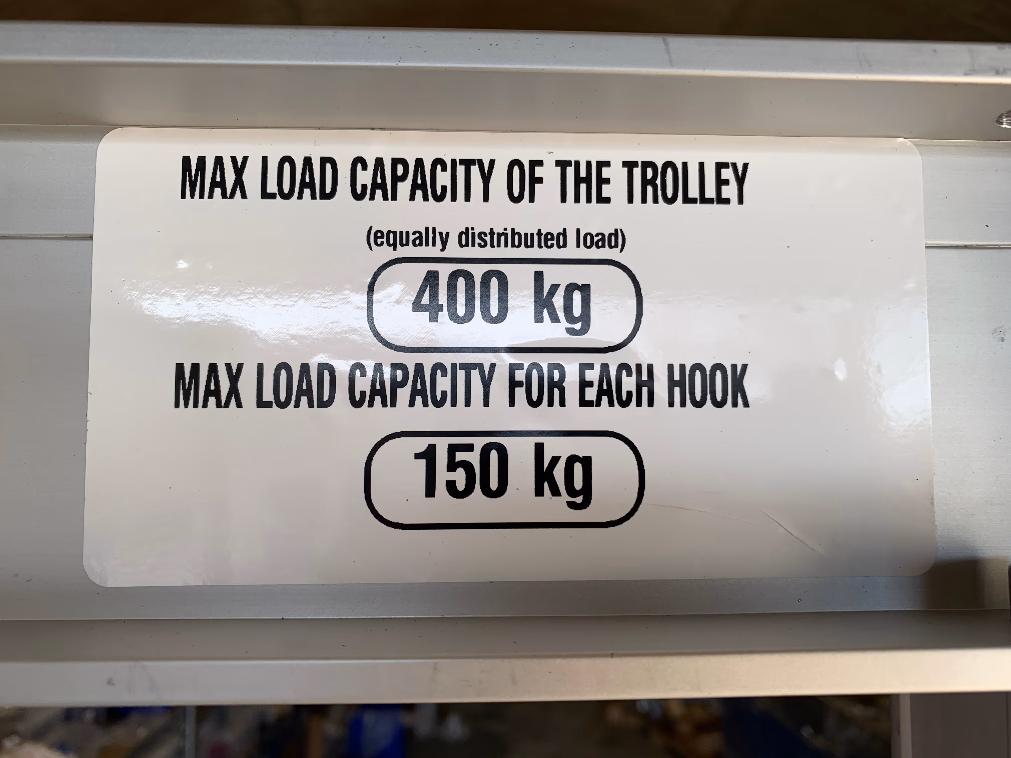 Meat Hanging Trolley