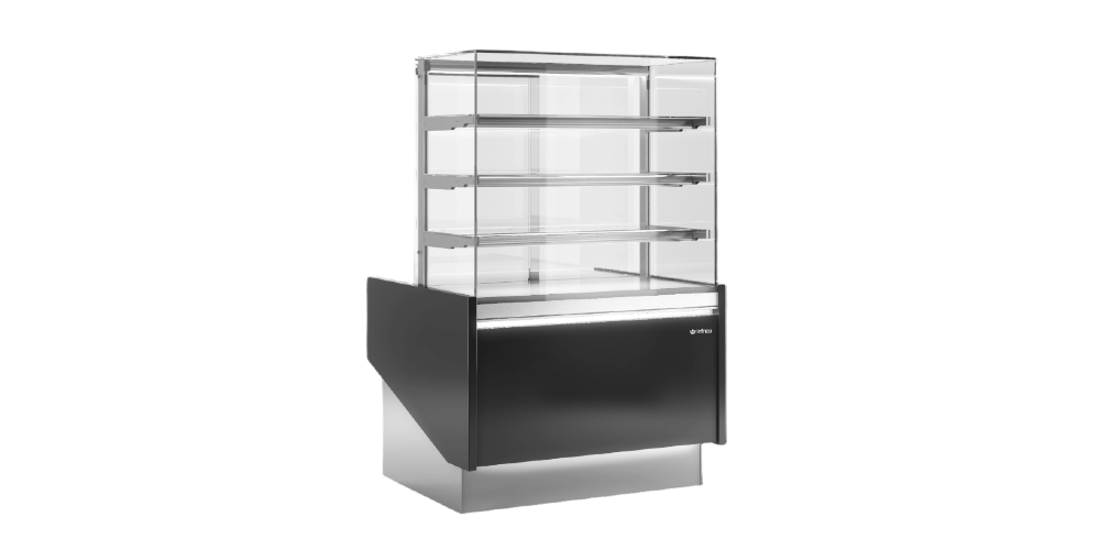 Infrico Lyon Neutral Serve Over Counter Straight Glass