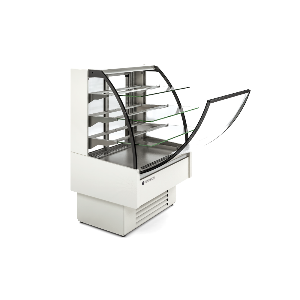 Coreco VSSB-6 Chocolate Display Case Curved Glass