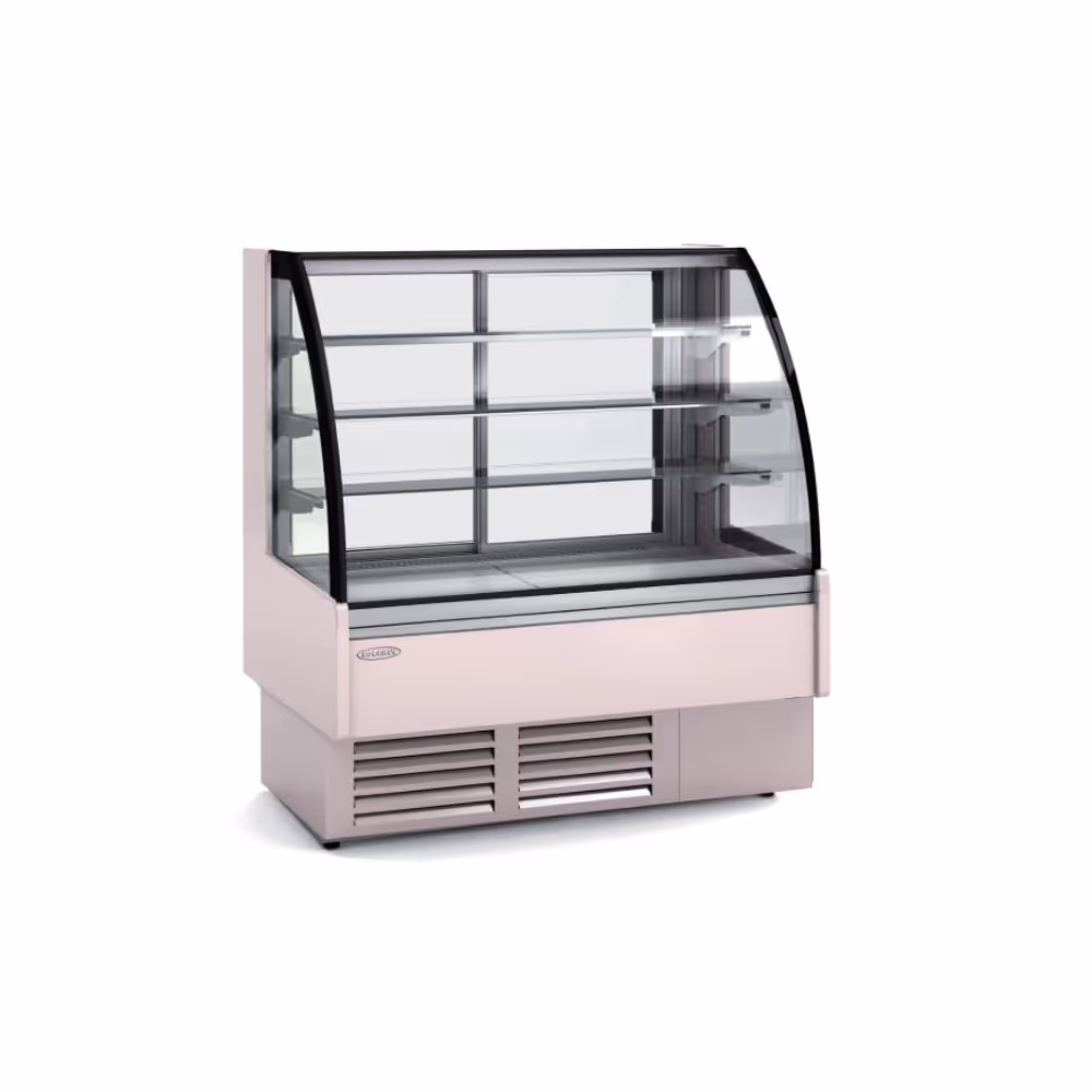 Coreco VSS-C Refrigerated Display Assisted Service Curved Glass with Rear Door Access