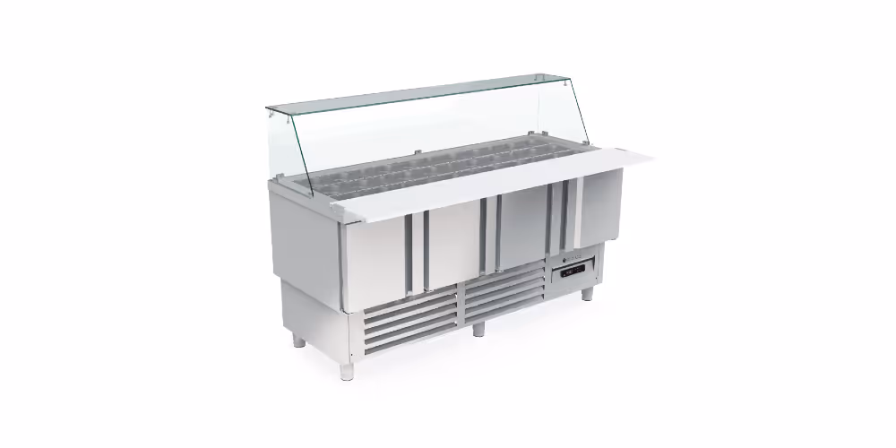 Coreco KEBAB 700 Station Counter Glass Cover 4 Door