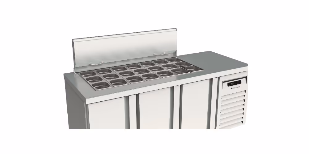 Coreco SALAD-CHEFF 700 Open Worktop Counter 3 Door