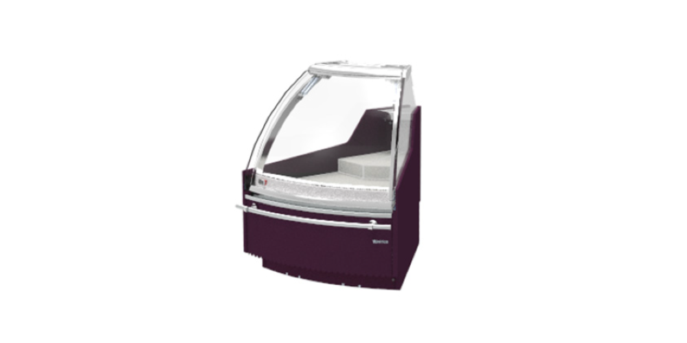 Infrico Vex Experience Serve Over Counter Liftable Front Straight Glass Corner Units Plug In