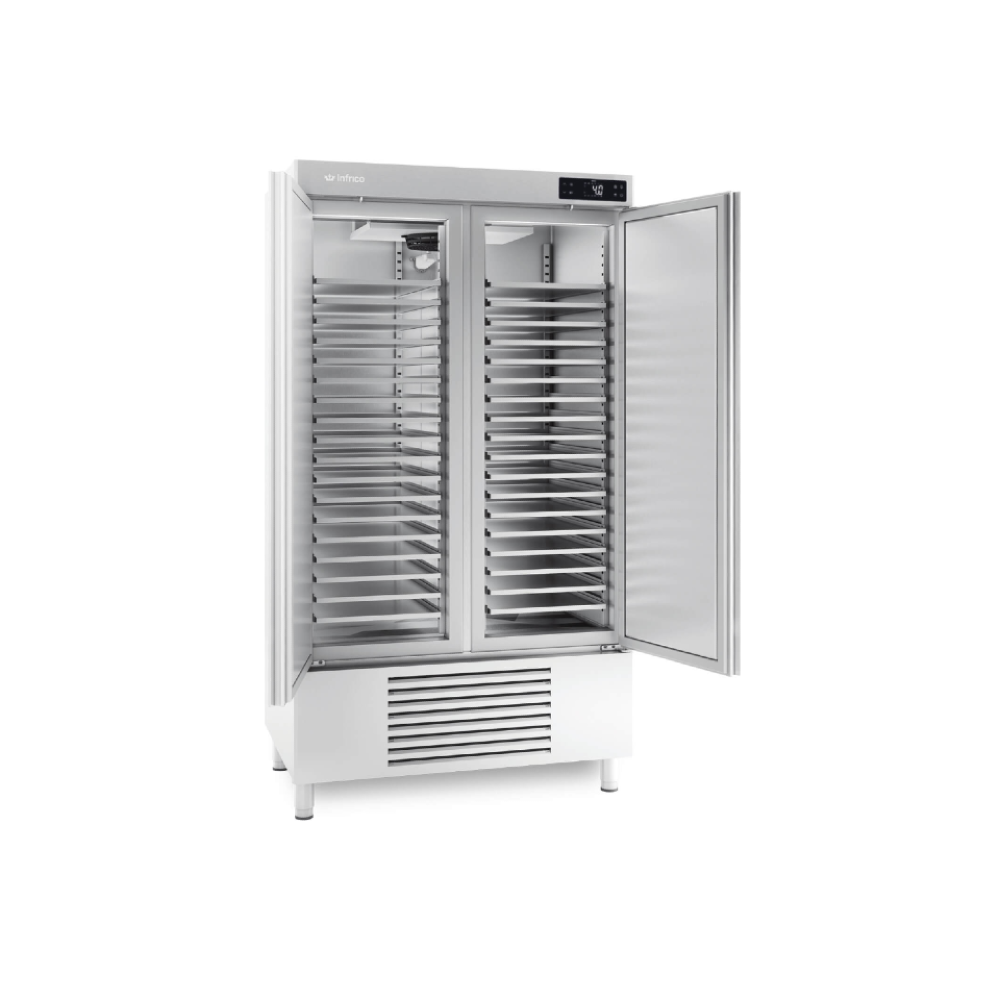 Infrico Reach In Upright Pastry Fridge Stainless Steel Double Door 