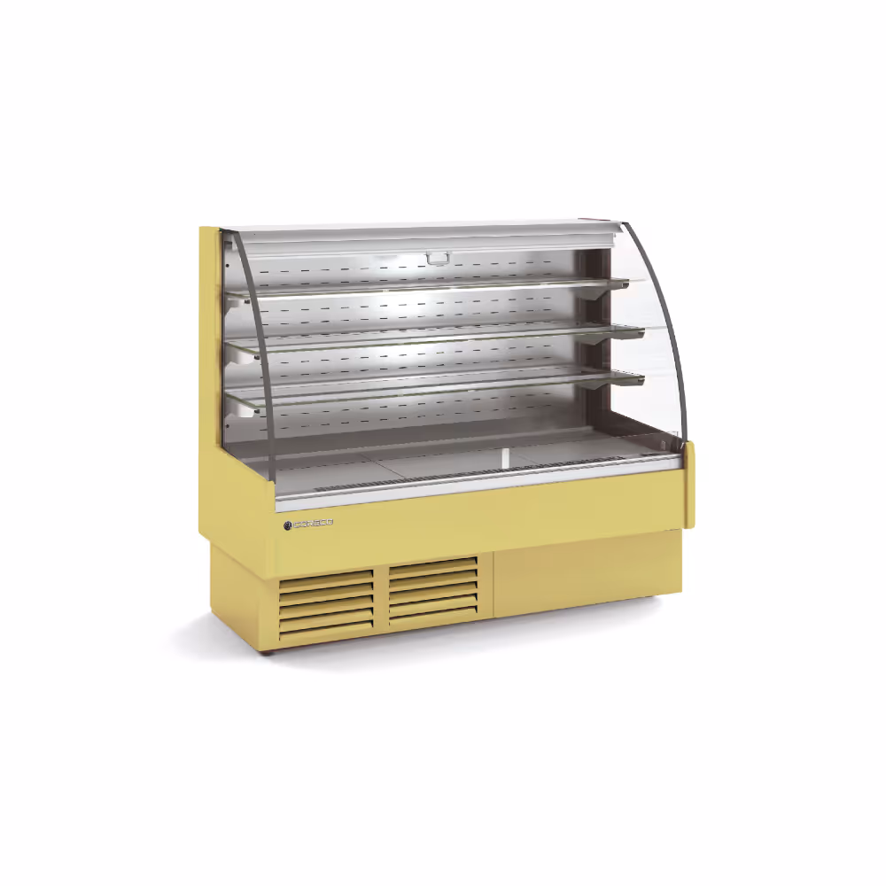 Coreco VSSAM-C Refrigerated Display Self Service Curved with Ventilated Rear Panel
