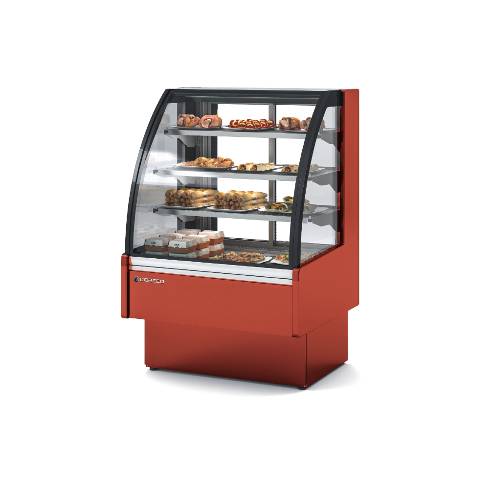 Coreco VSS-6HE-C Heated Display Assisted Service Curved Glass with Rear Door Access