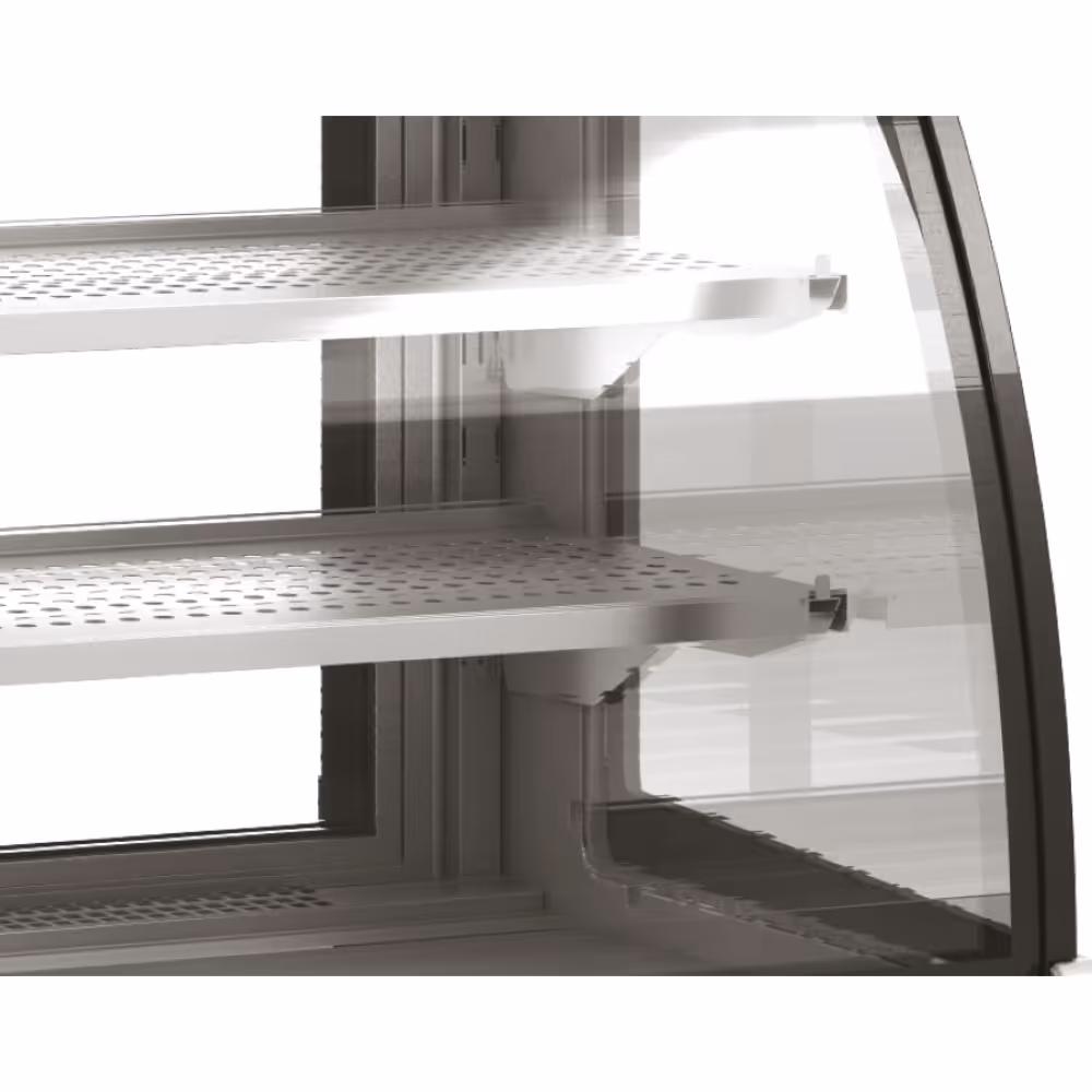 Coreco VSS-6HE-C Heated Display Assisted Service Curved Glass with Rear Door Access