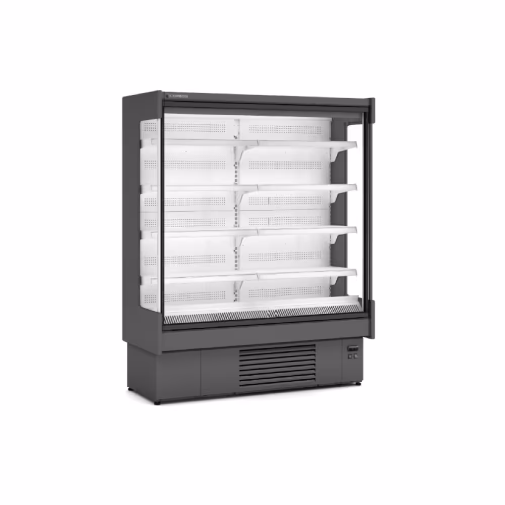 Coreco CDS0-M Refrigerated Multideck Display Self Service Open Fronted with Night Blind
