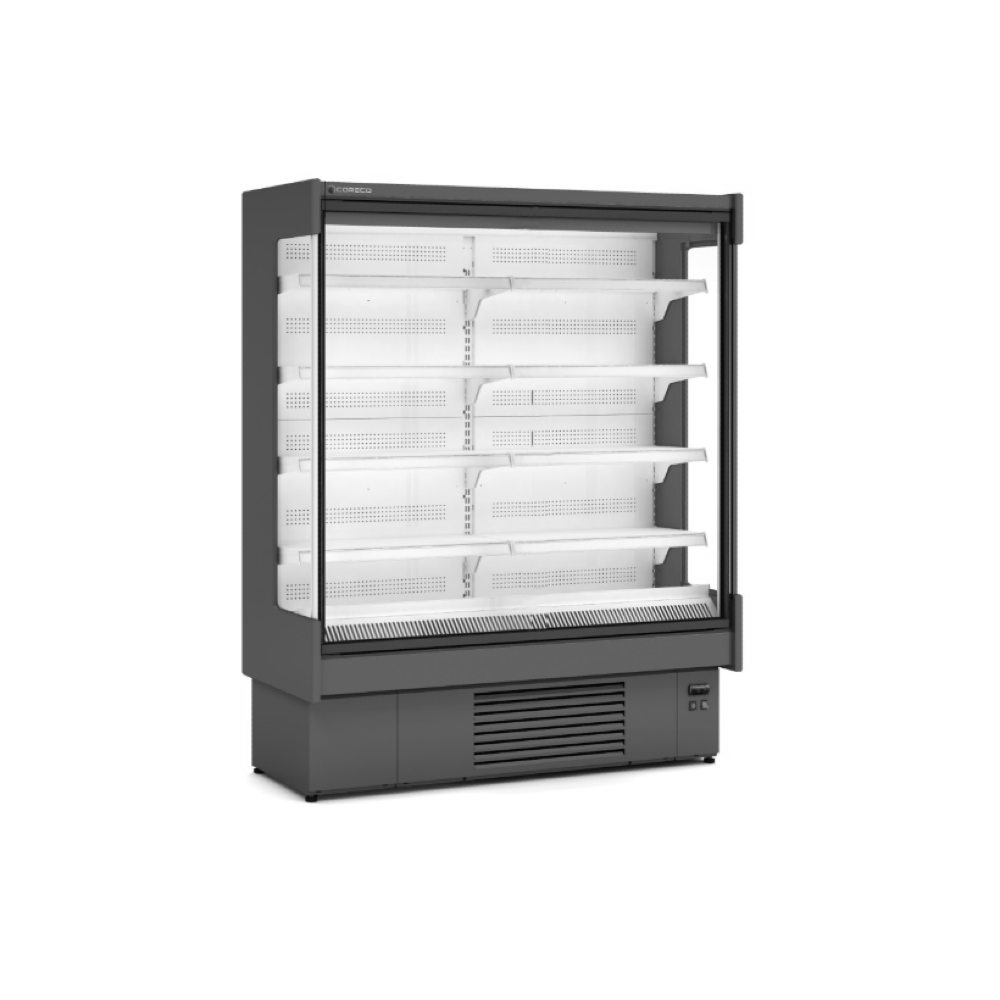 Coreco CDS0-M Refrigerated Multideck Display Self Service Open Fronted with Night Blind
