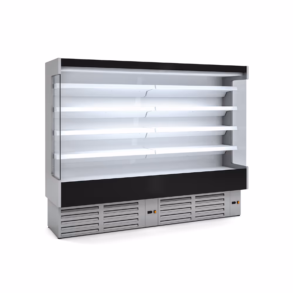 Coreco CDS0-M Refrigerated Multideck Display Self Service Open Fronted with Night Blind