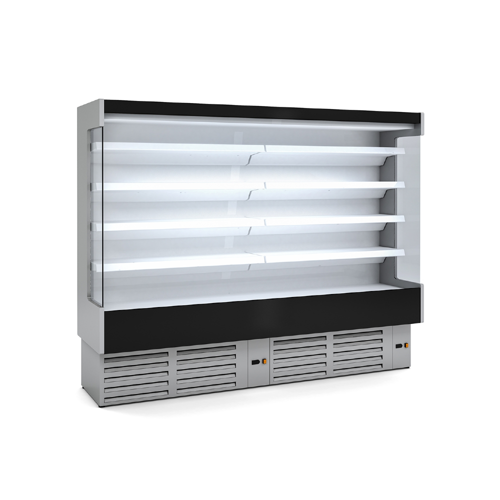Coreco CDS0-M Multideck Display Self Service Open Fronted with Night Blind
