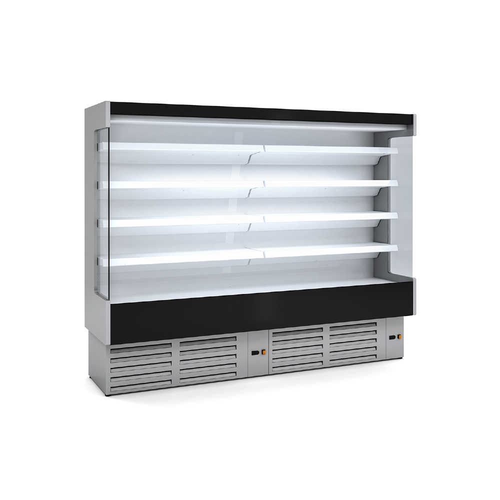 Coreco CDS0-M Multideck Display Self Service Open Fronted with Night Blind