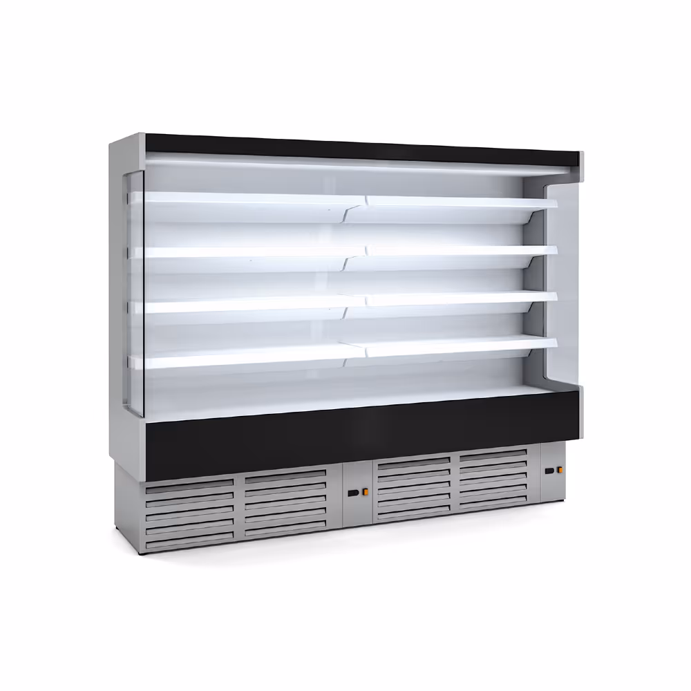 Coreco CDS1-M Refrigerated Multideck Display Self Service Open Fronted with Night Blind