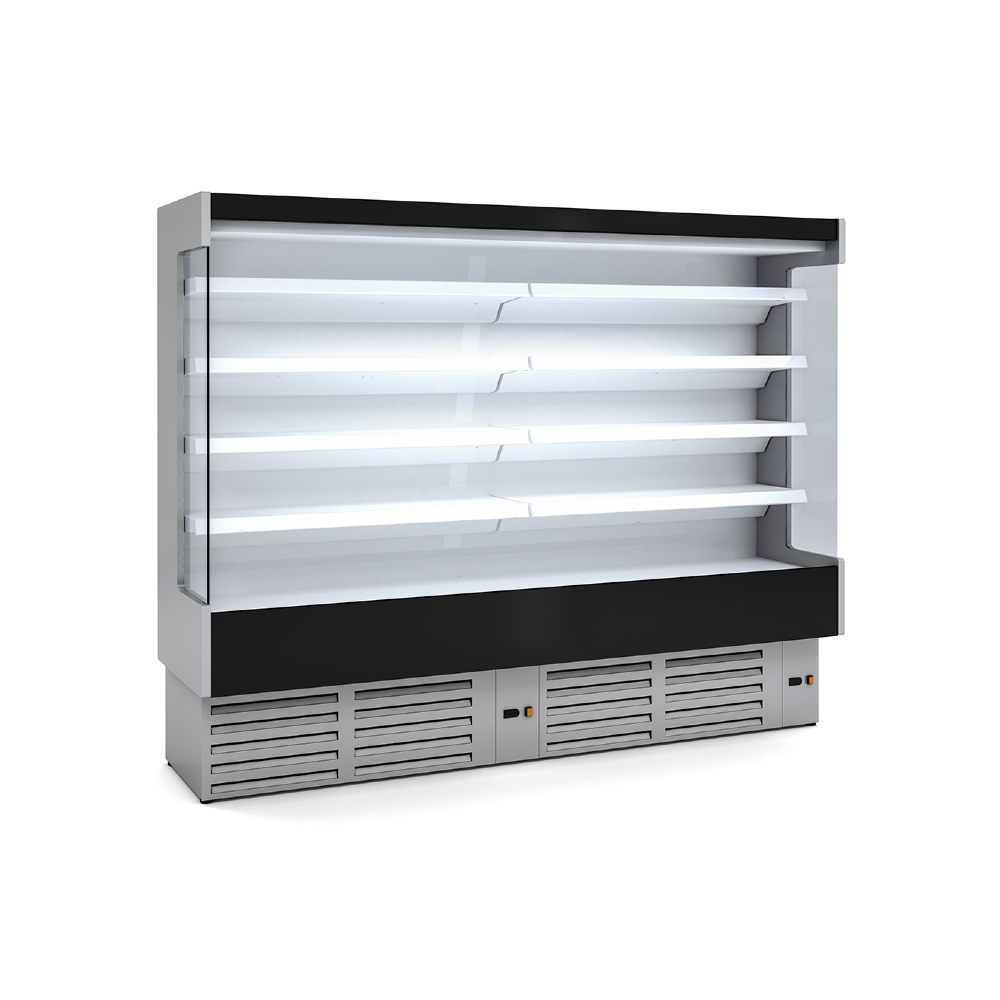 Coreco CDS1-M Multideck Display Self Service Open Fronted with Night Blind
