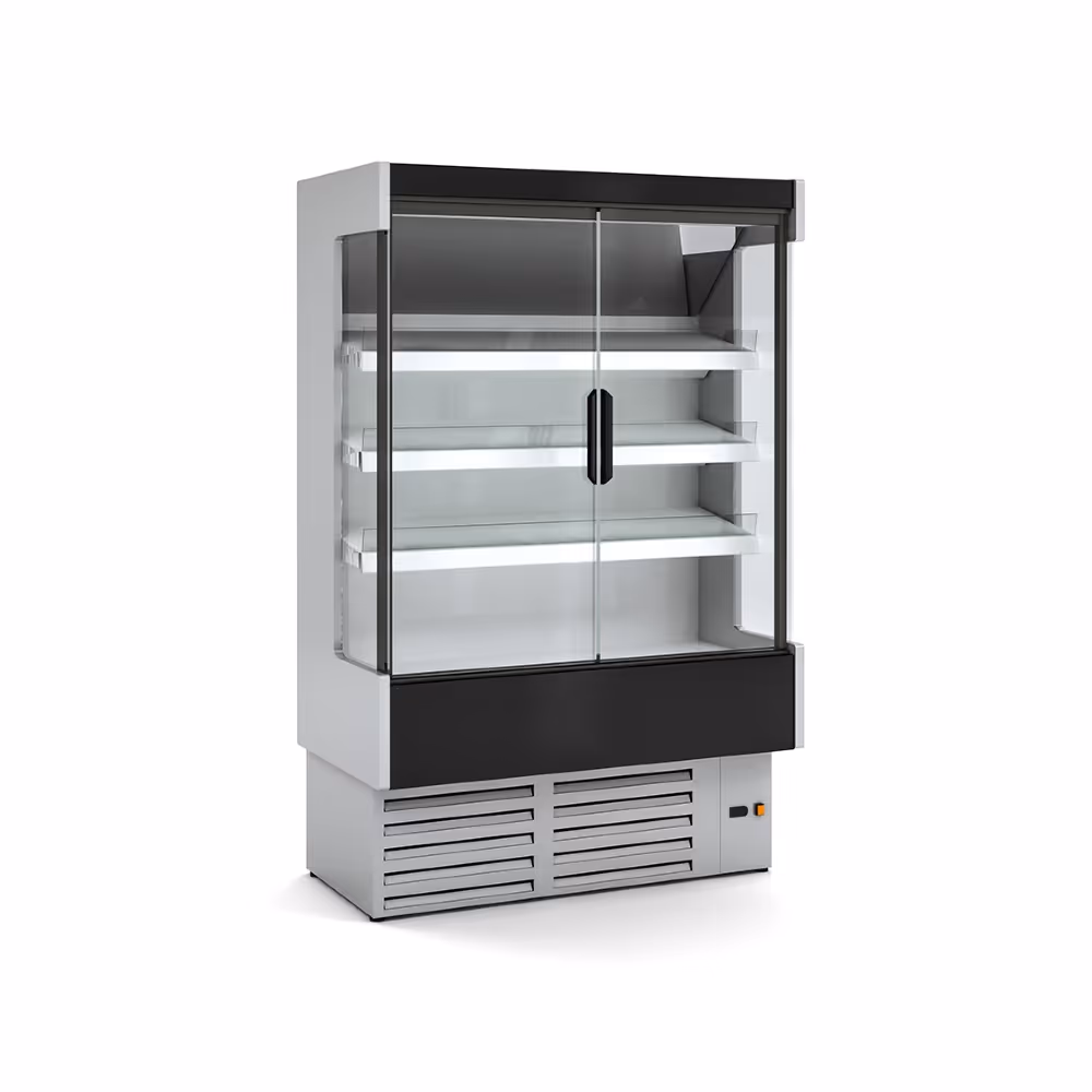 Coreco CDG0-H1 Refrigerated Fruit and Vegetables Multideck Display Self Service with Glass Doors
