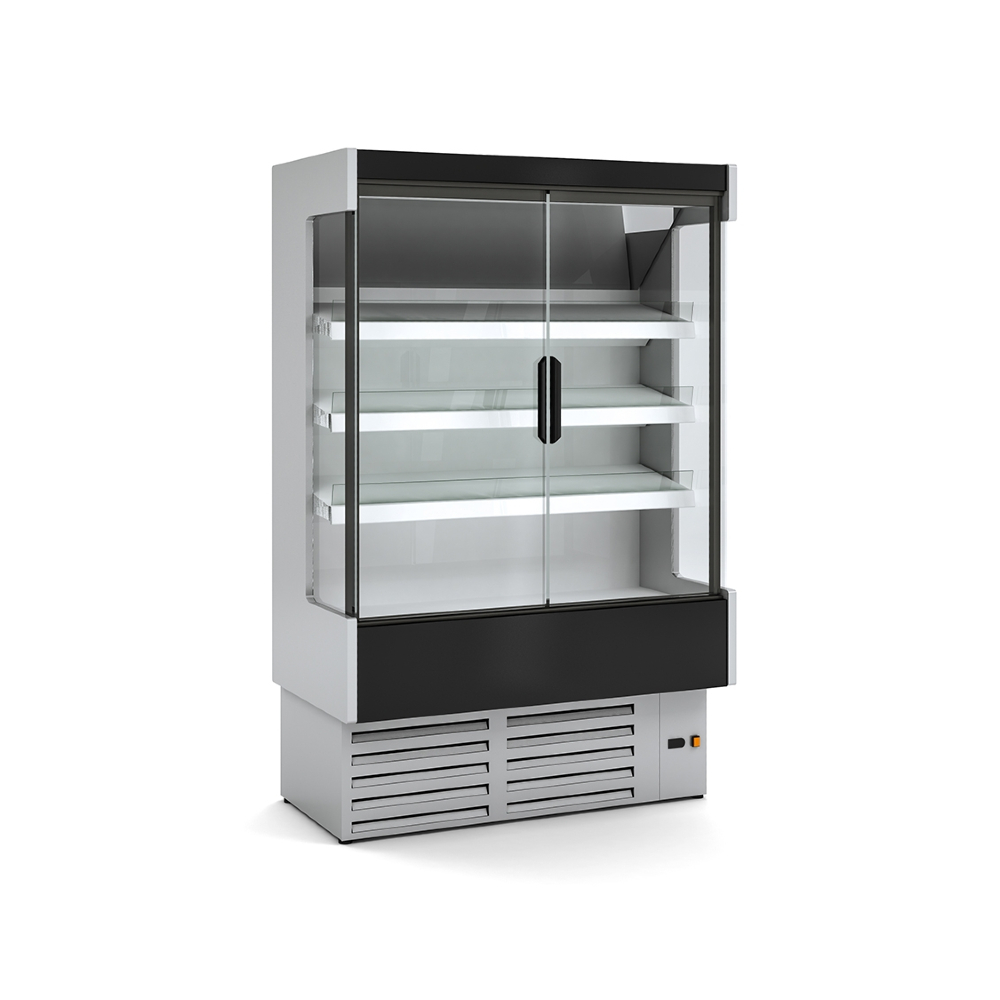 Coreco CDG0-H1 Fruit and Vegetables Multideck Display Self Service with Glass Doors
