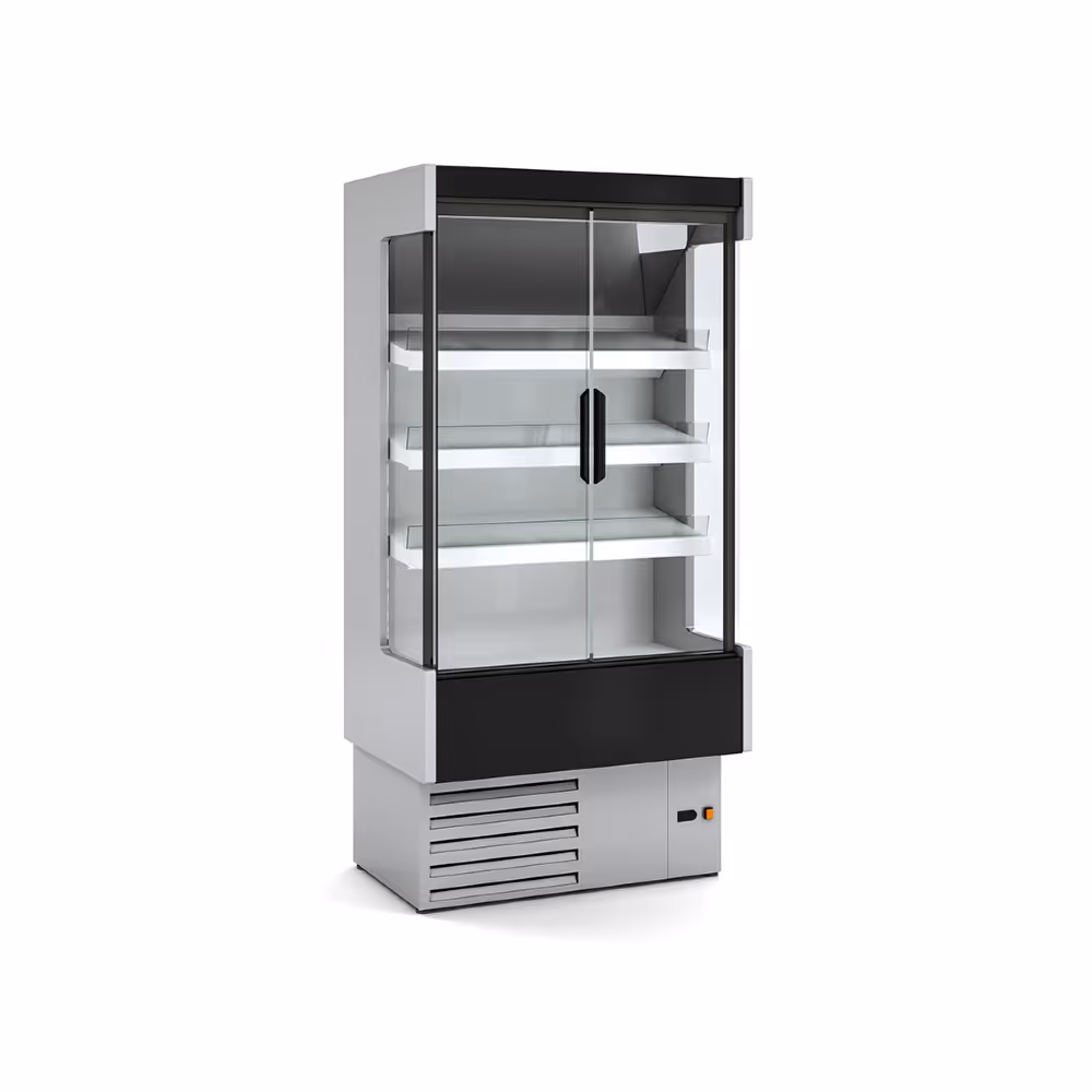 Coreco CDG0-H1 Refrigerated Fruit and Vegetables Multideck Display Self Service with Glass Doors