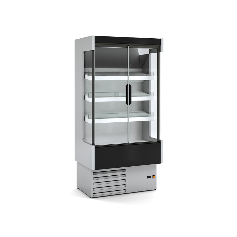 Coreco CDG0-H1 Fruit and Vegetables Multideck Display Self Service with Glass Doors