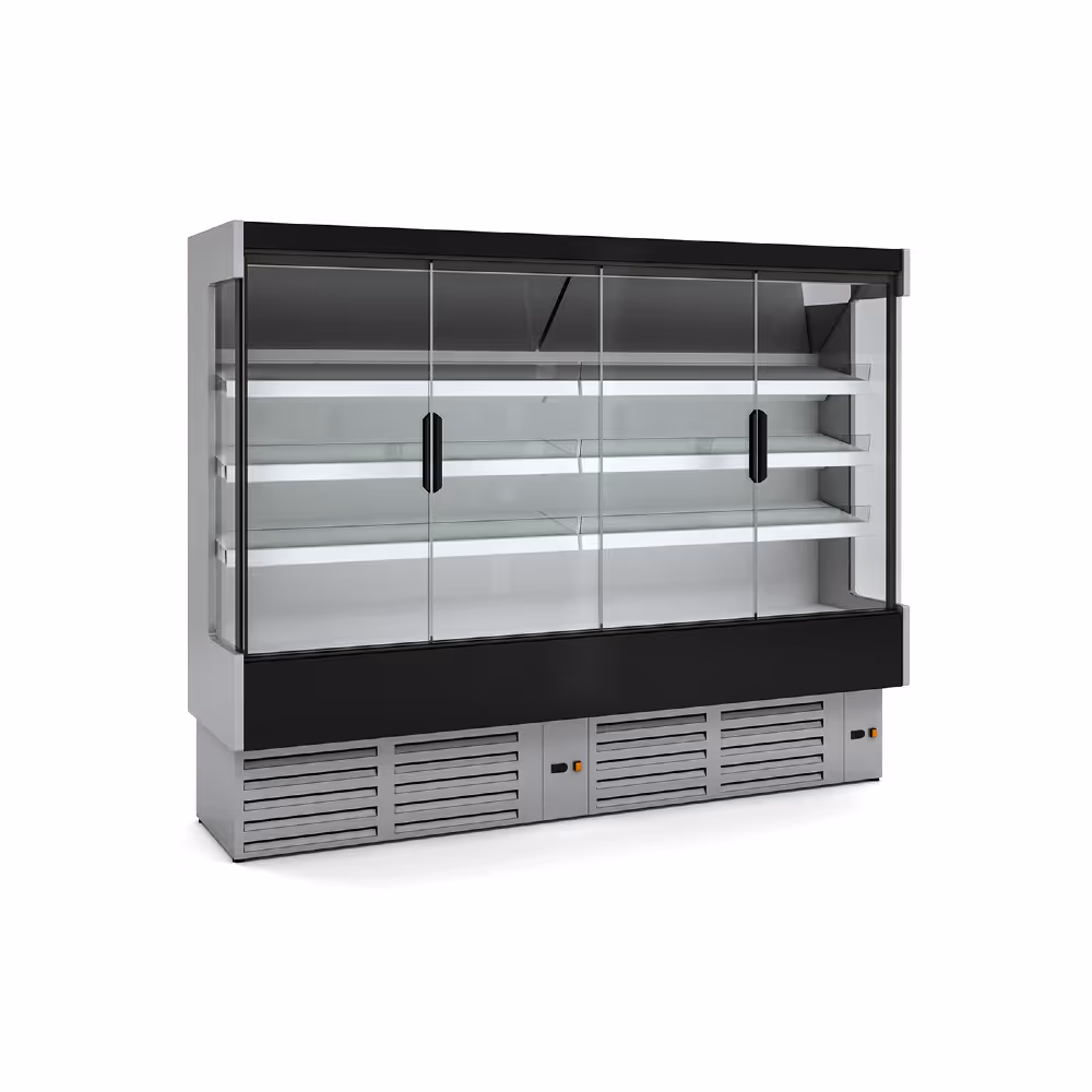 Coreco CDG3-H1 Refrigerated Fruit and Vegetables Multideck Display Self Service with Glass Doors