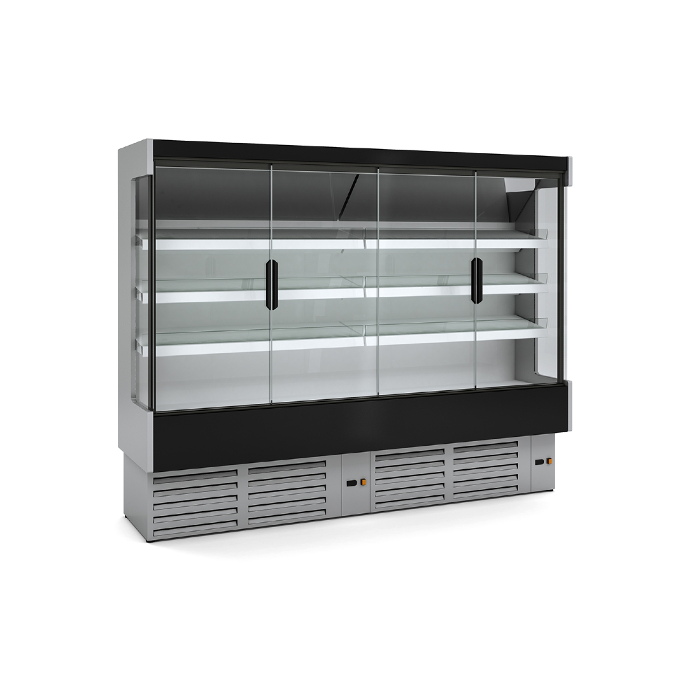 Coreco CDG3-H1 Fruit and Vegetables Multideck Display Self Service with Glass Doors
