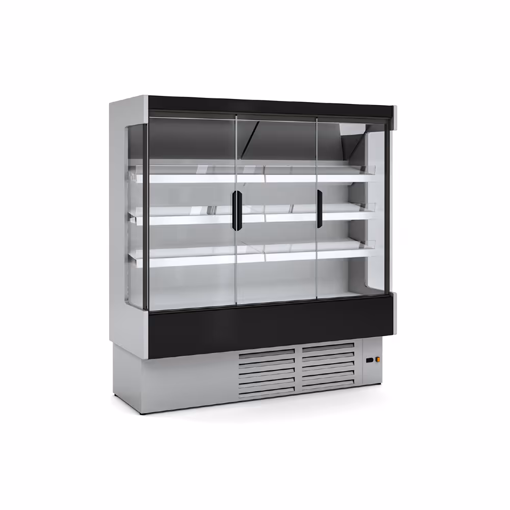 Coreco CDG0-H1 Refrigerated Fruit and Vegetables Multideck Display Self Service with Glass Doors