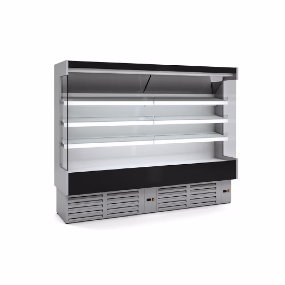 Coreco CDS0-H1 Refrigerated Fruit and Vegetables Multideck Display Self Service Open Fronted with Night Blind