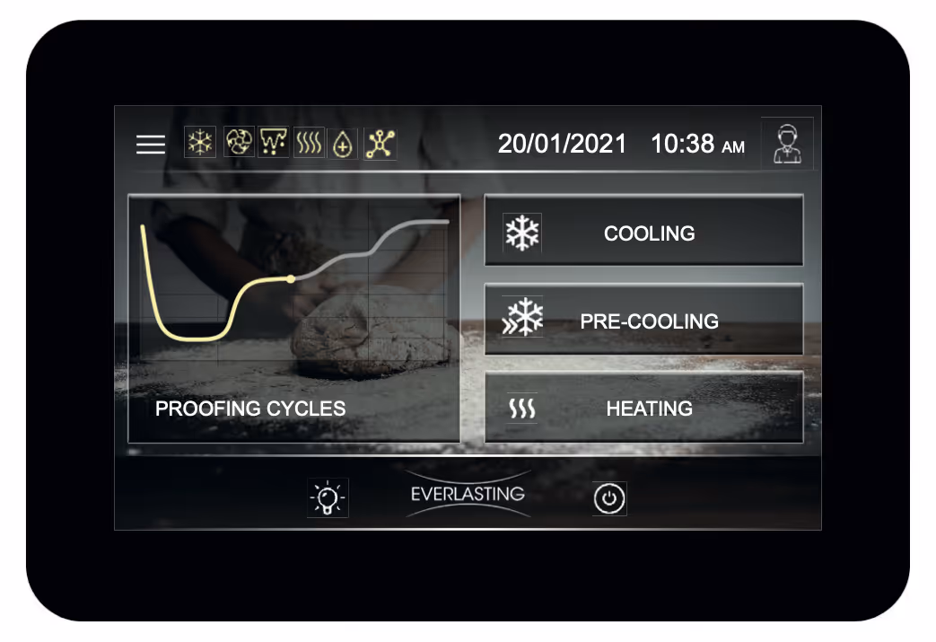 Touch Screen | Retarder Prover 