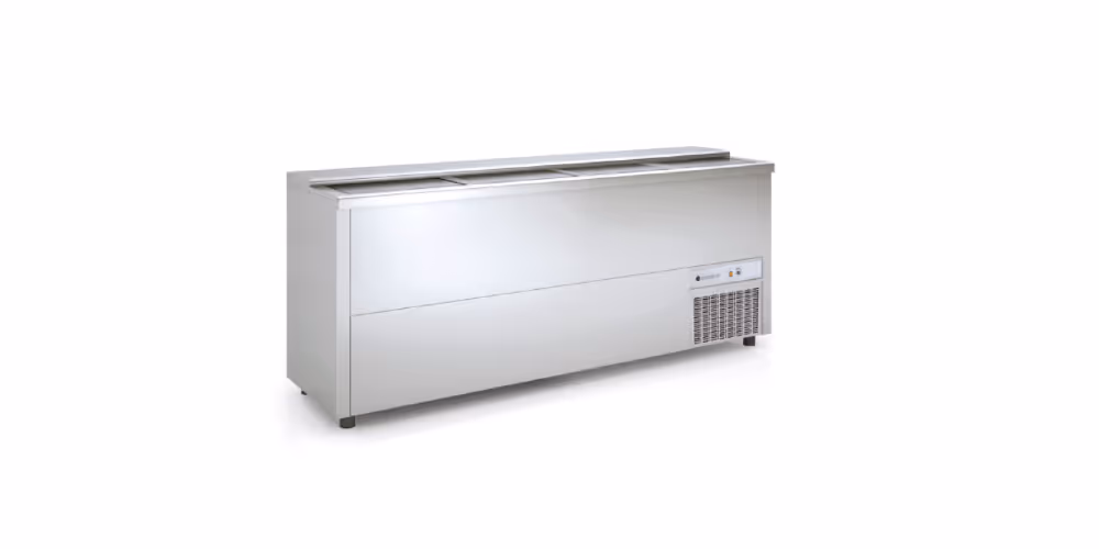 Coreco BE-I Chest Bottle Cooler Stainless Steel Exterior and Interior (High Capacity)