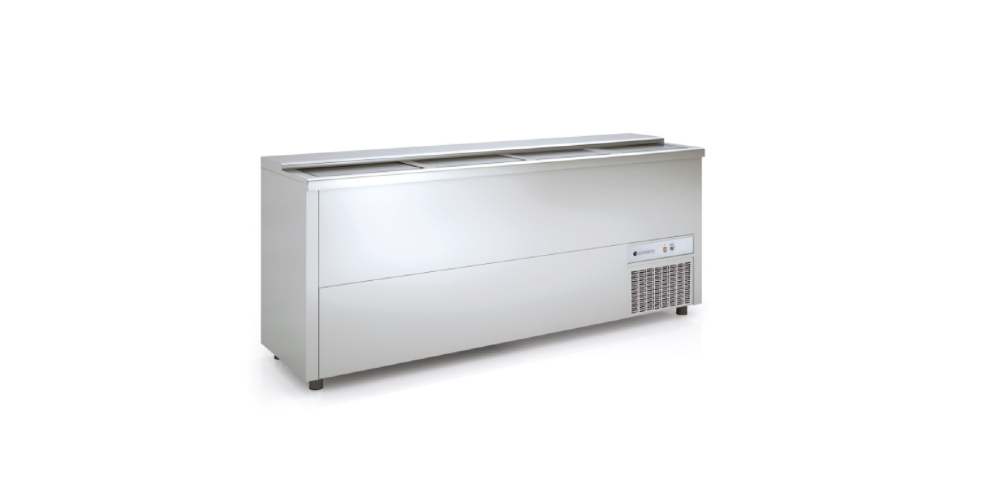 Coreco BE-I Chest Bottle Cooler Stainless Steel Exterior and Interior (High Capacity)