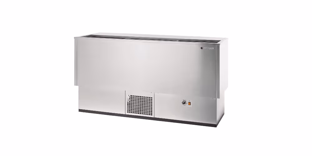 Coreco BEG-I Chest Bottle Cooler Stainless Steel Exterior and Interior