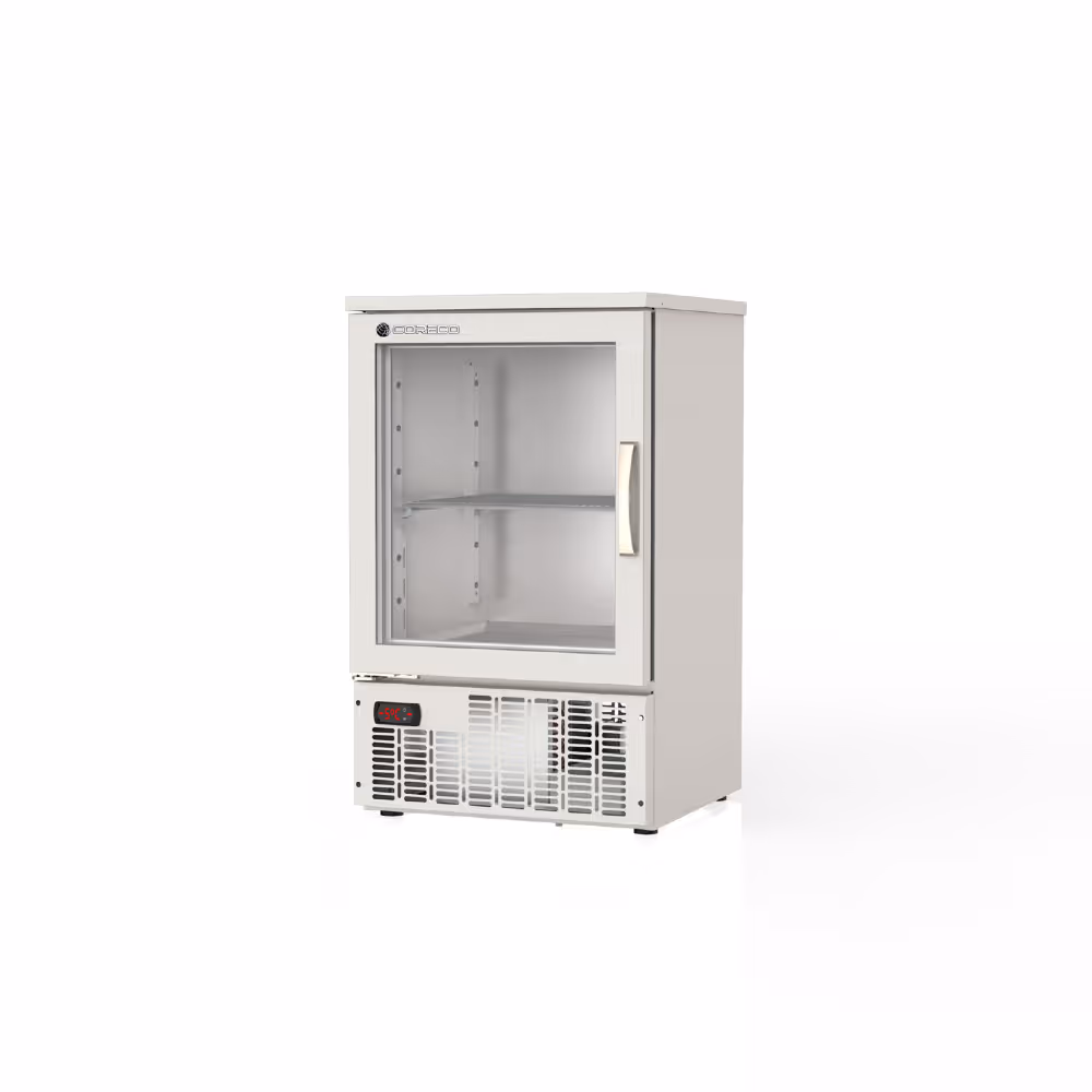 Coreco EE-85 Glass Froster Countertop with Glass Door