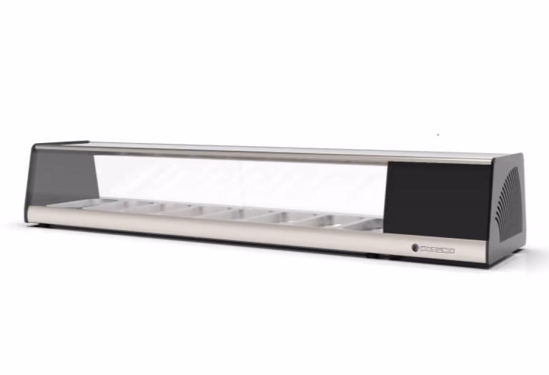 Coreco BPC-I Refrigerated Tapas Display GN 1/3-40 with Straight Glass