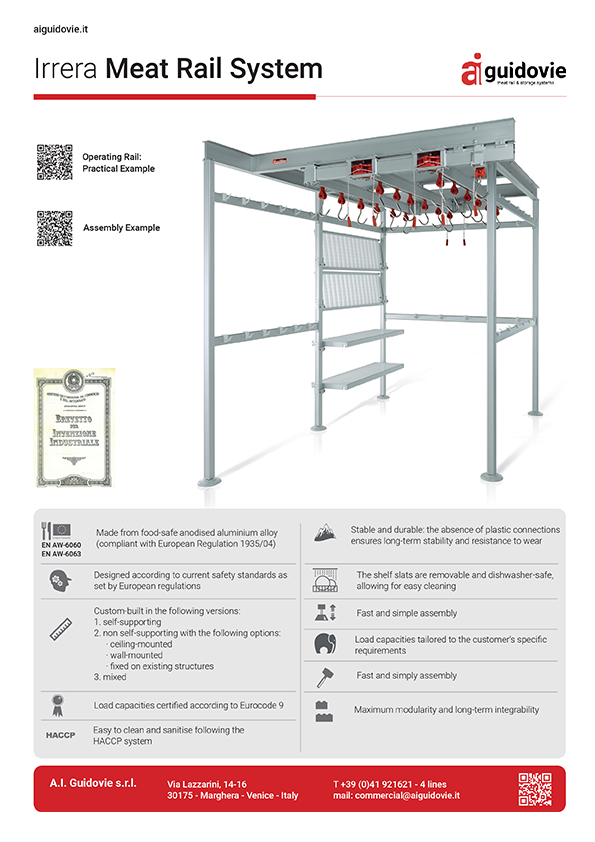 A I Guidovie | Meat Rail Systems Leaflet