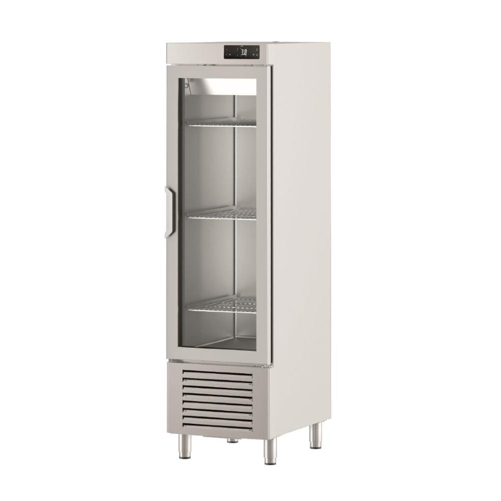 Infrico Reach In Upright Fridge Glass Single Door 