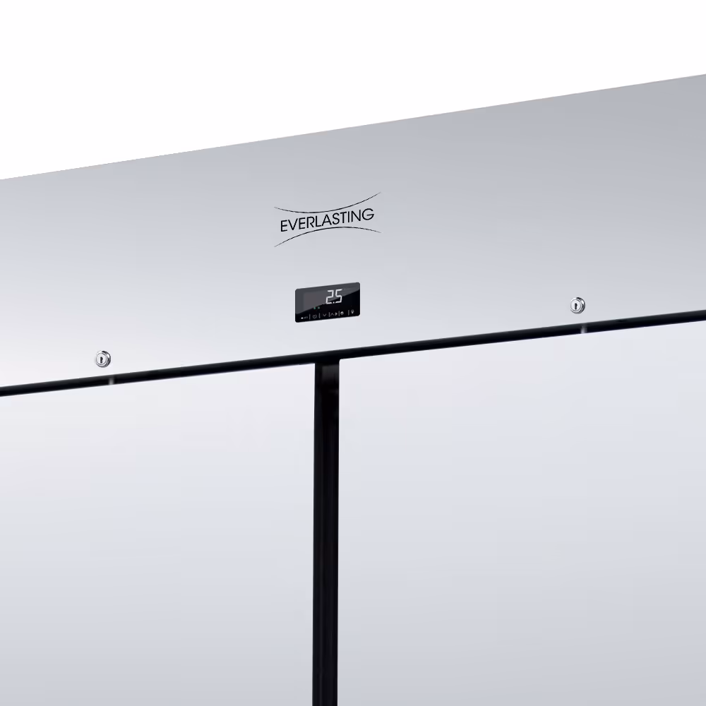 Everlasting BASIC GN2/1 Fridge Upright Solid Double Door 