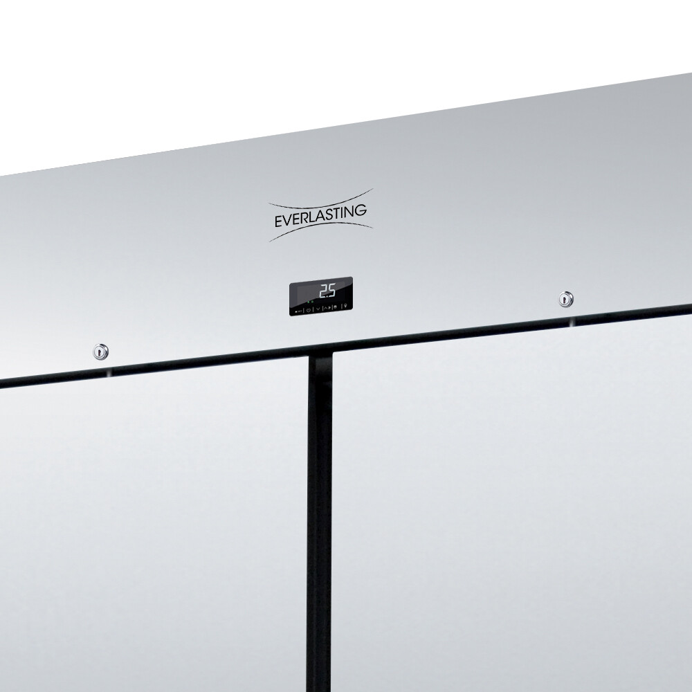 Everlasting BASIC GN2/1 Fridge Upright Solid Double Door 