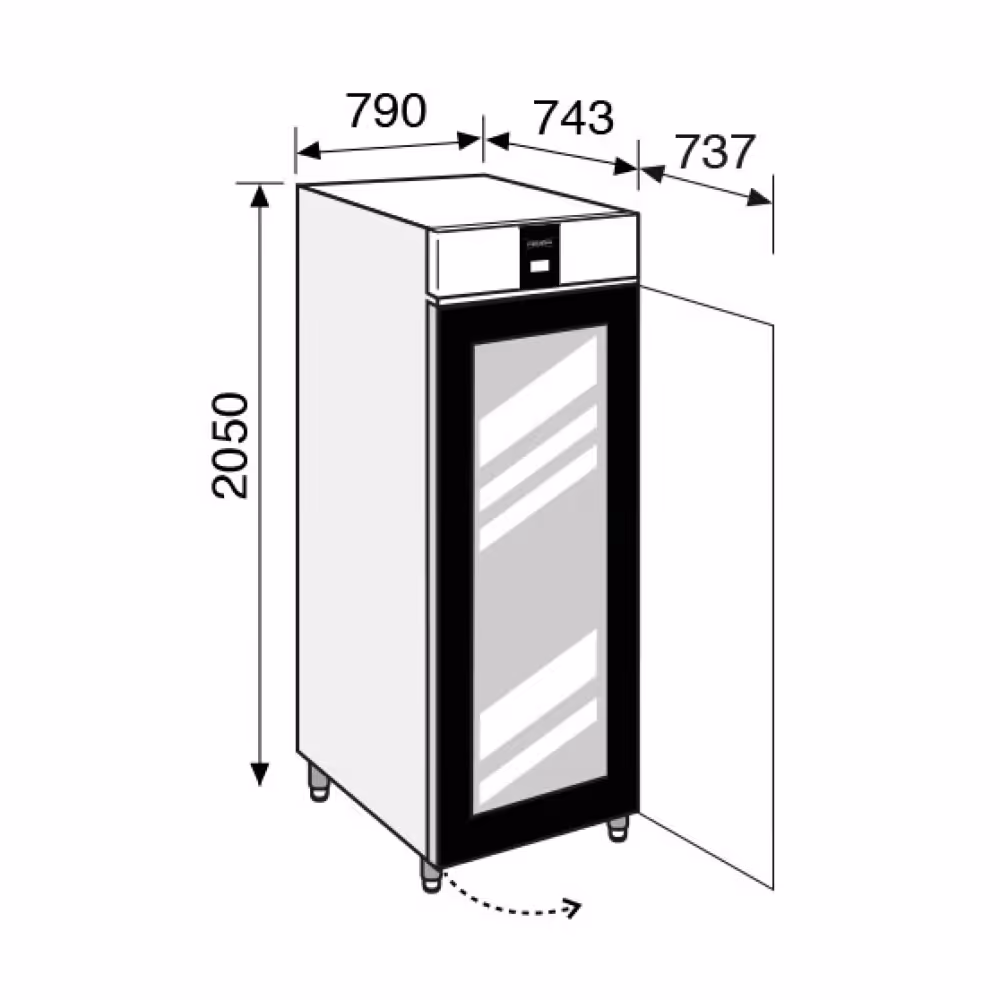 Everlasting MULTI-FUNCTION Upright Glass Door 20 Tray