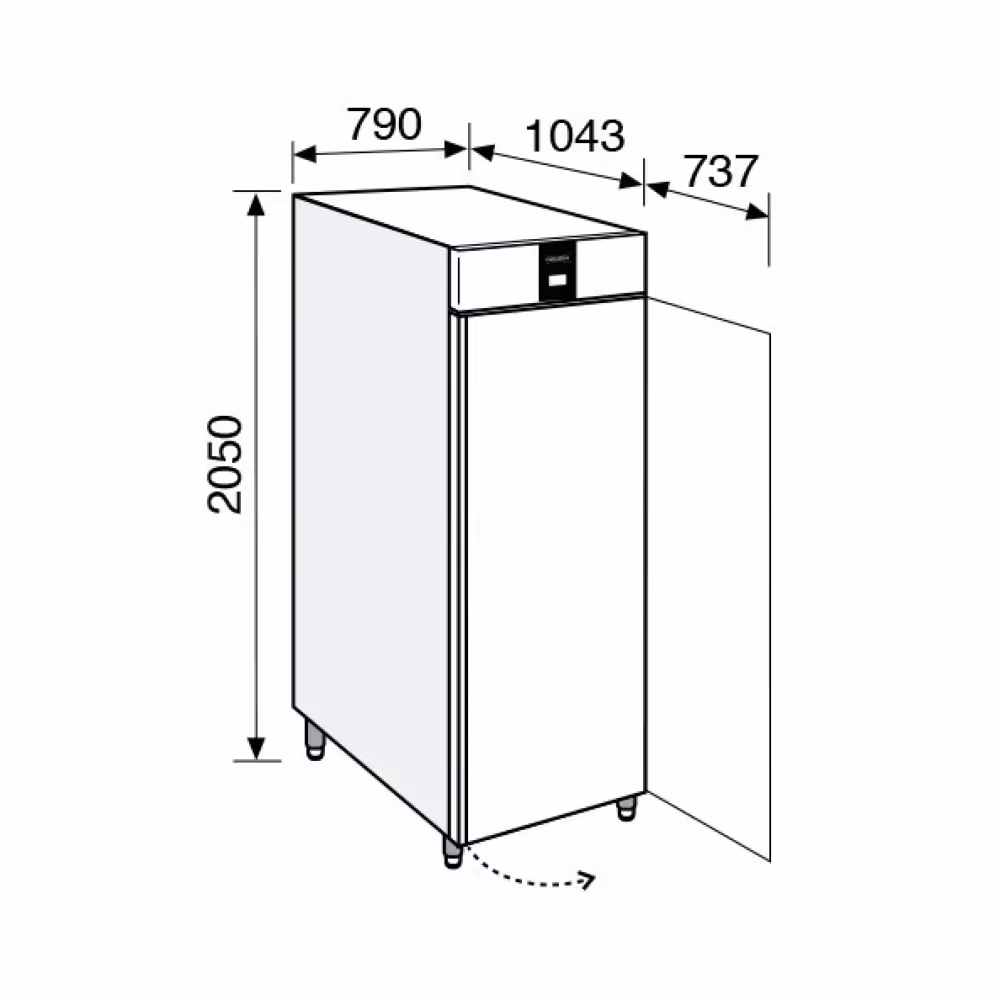 Everlasting MULTI-FUNCTION Upright Solid Door 40 Tray