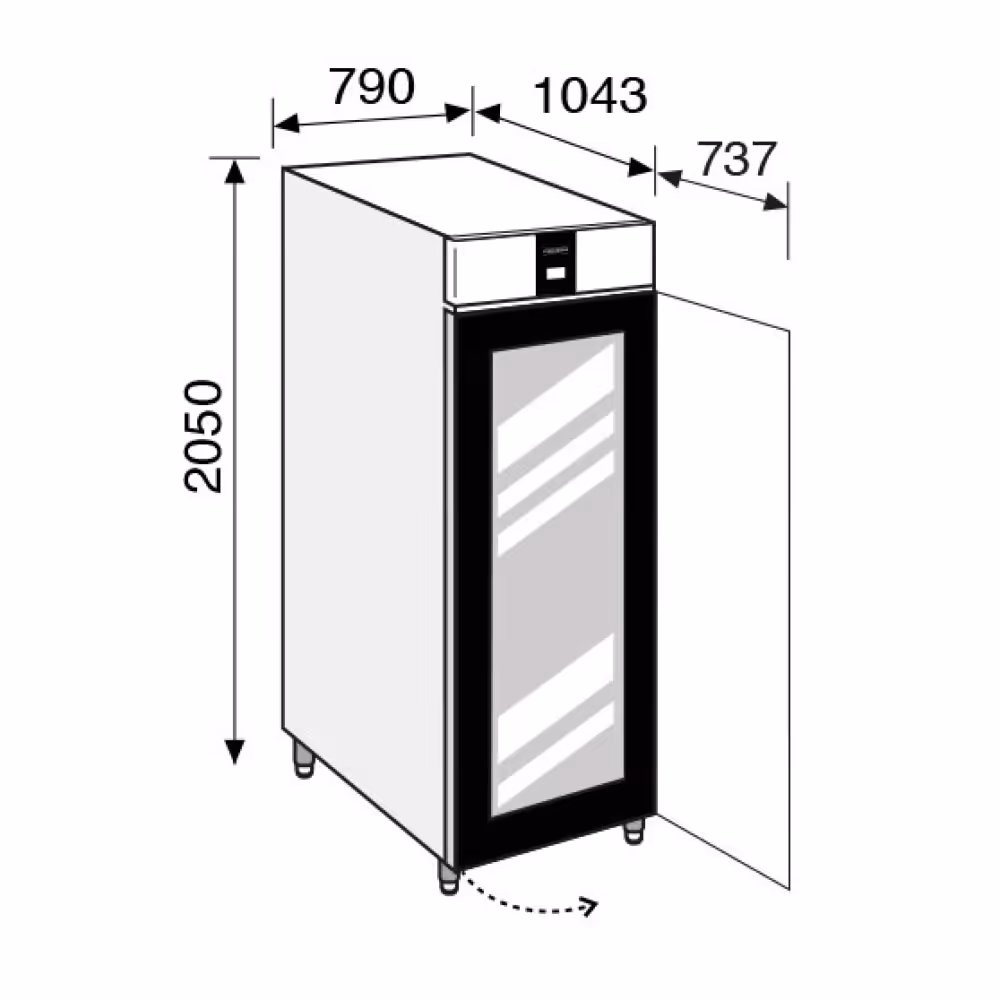 Everlasting MULTI-FUNCTION Upright Glass Door 40 Tray