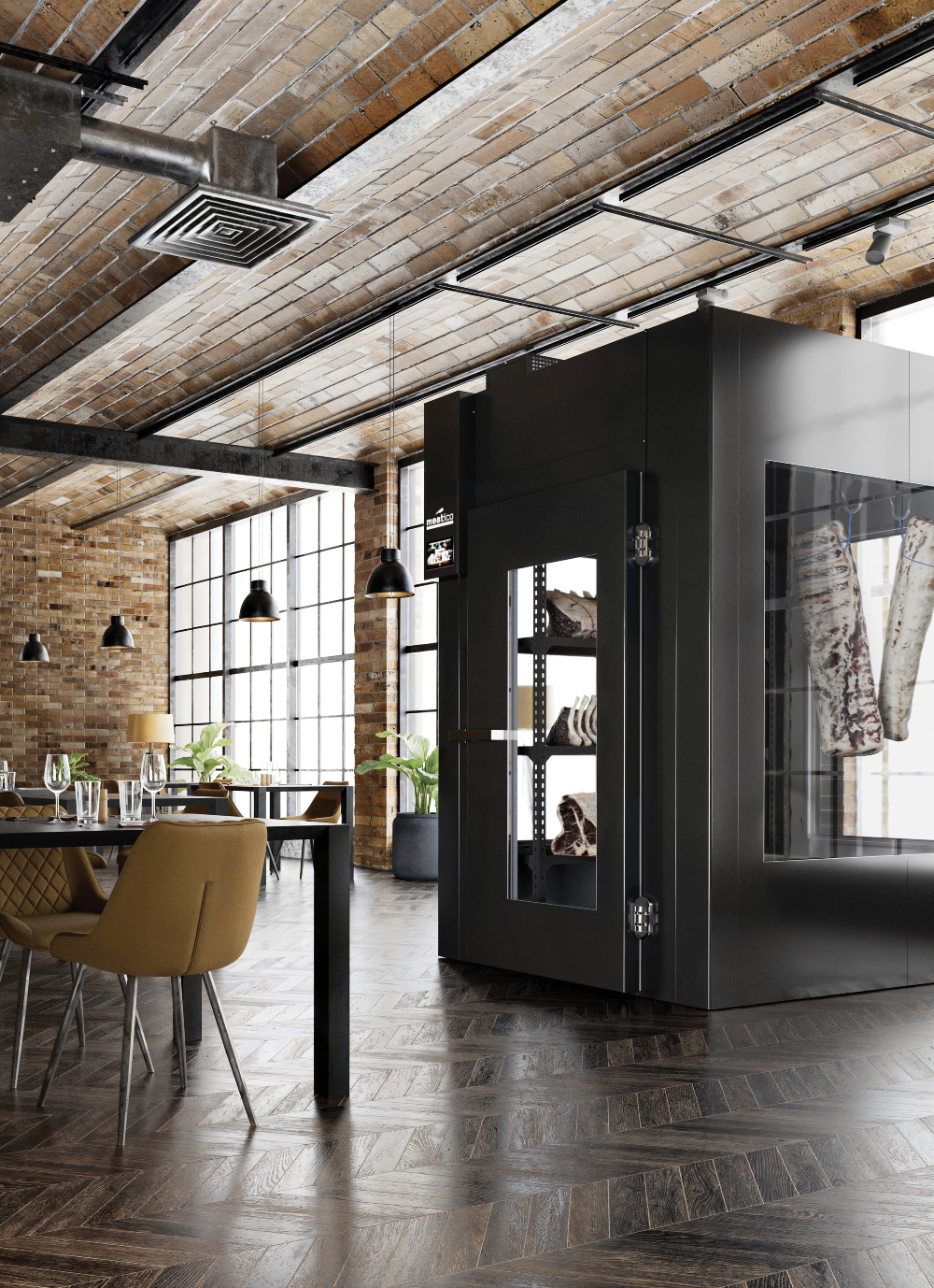 Everlasting Meatico Meat 3500 Dry Aging Room with floor Height 2560