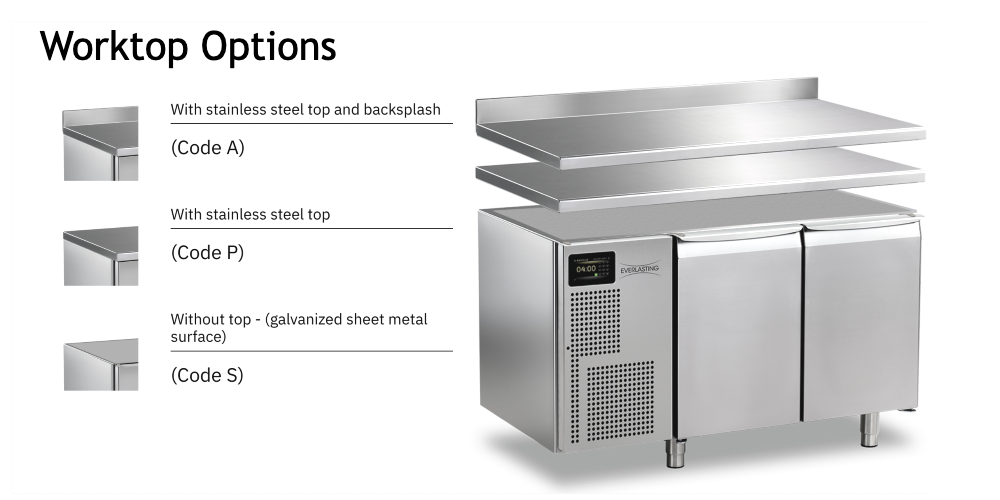 Everlasting Retarder Prover Under Counter 2 Door (Dry Heat)