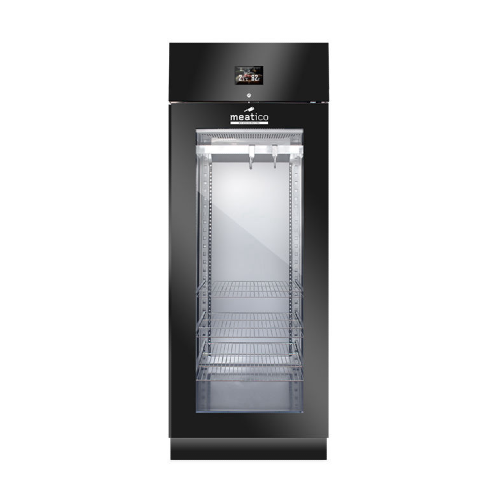 Everlasting Meatico Meat 700 Black Meat Dry Aging Fridge Cabinet Single Glass Door