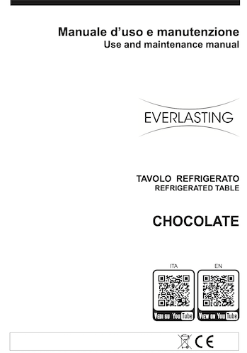 Everlasting Refrigerated working tables CHOCOLATE - REV.00 - 2023 12