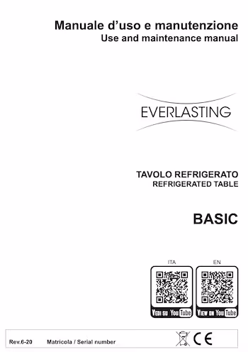 Everlasting Refrigerated working tables BASIC - REV.6-20?