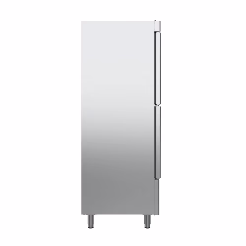 Infrico Slimline Fridge Upright Solid Split Double Door