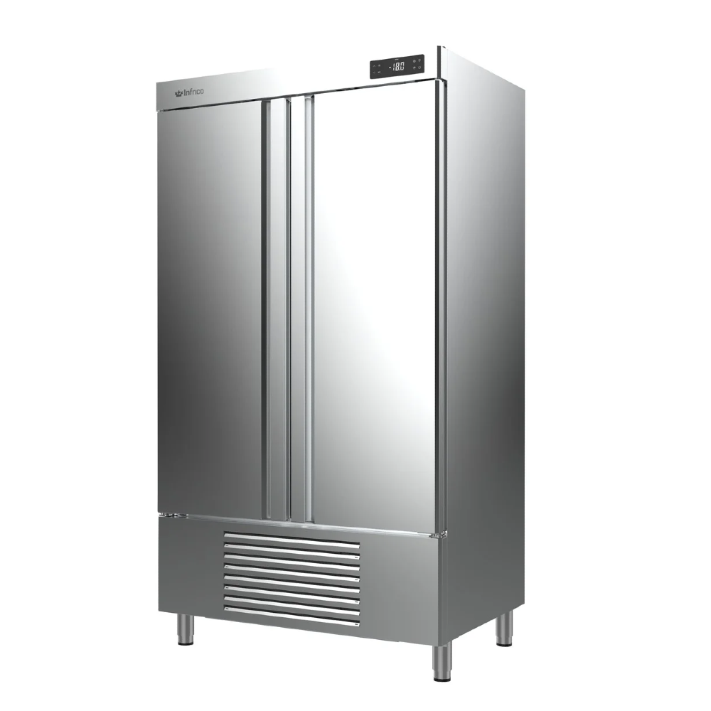 Infrico Slimline Freezer Upright Solid Double Door